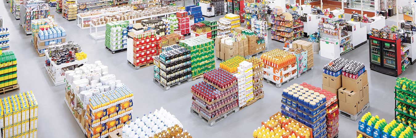 Floor of a big box store